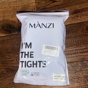 COPY - NWT MANZI I Am The Thighs 2Pairs Black XL